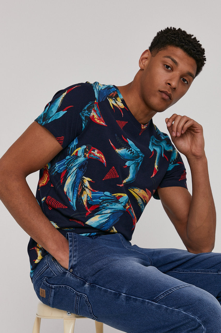 Cotton t-shirt parrots