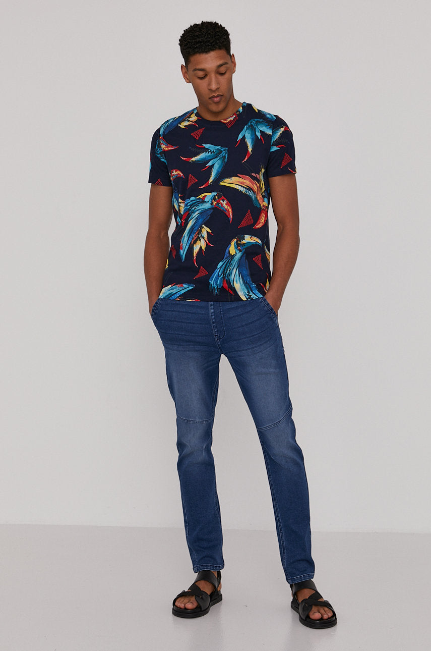 Cotton t-shirt parrots