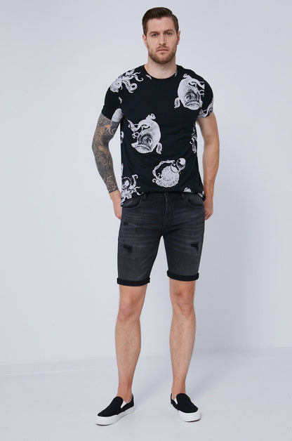 Men's T-shirt by David Bacewicz black