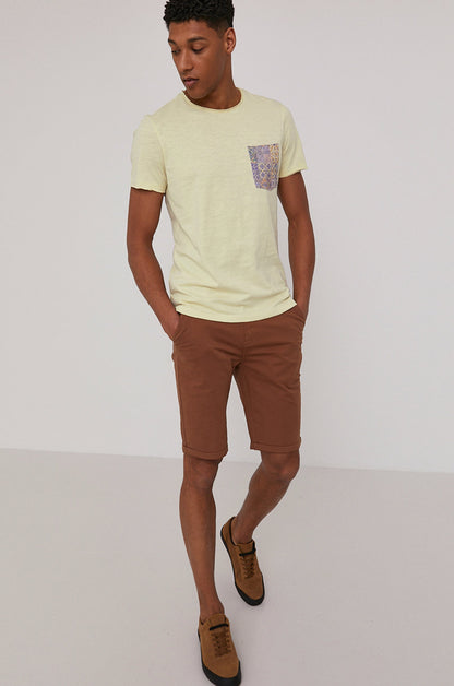 Men's T-shirt in yellow