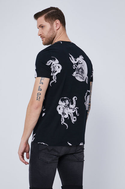 Men's T-shirt by David Bacewicz black