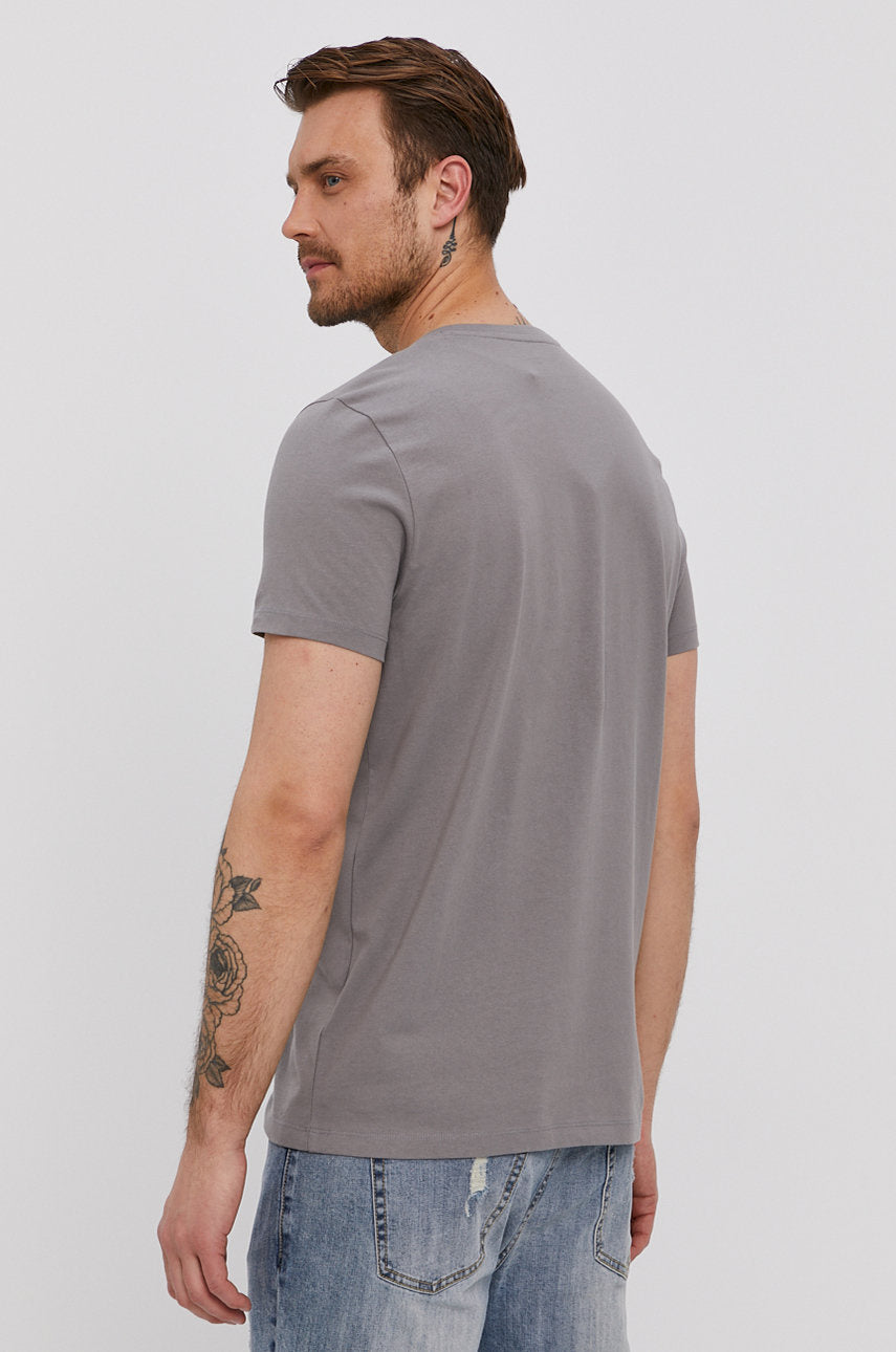 Men's T-shirt by Iza Dudzik, graphic  grey