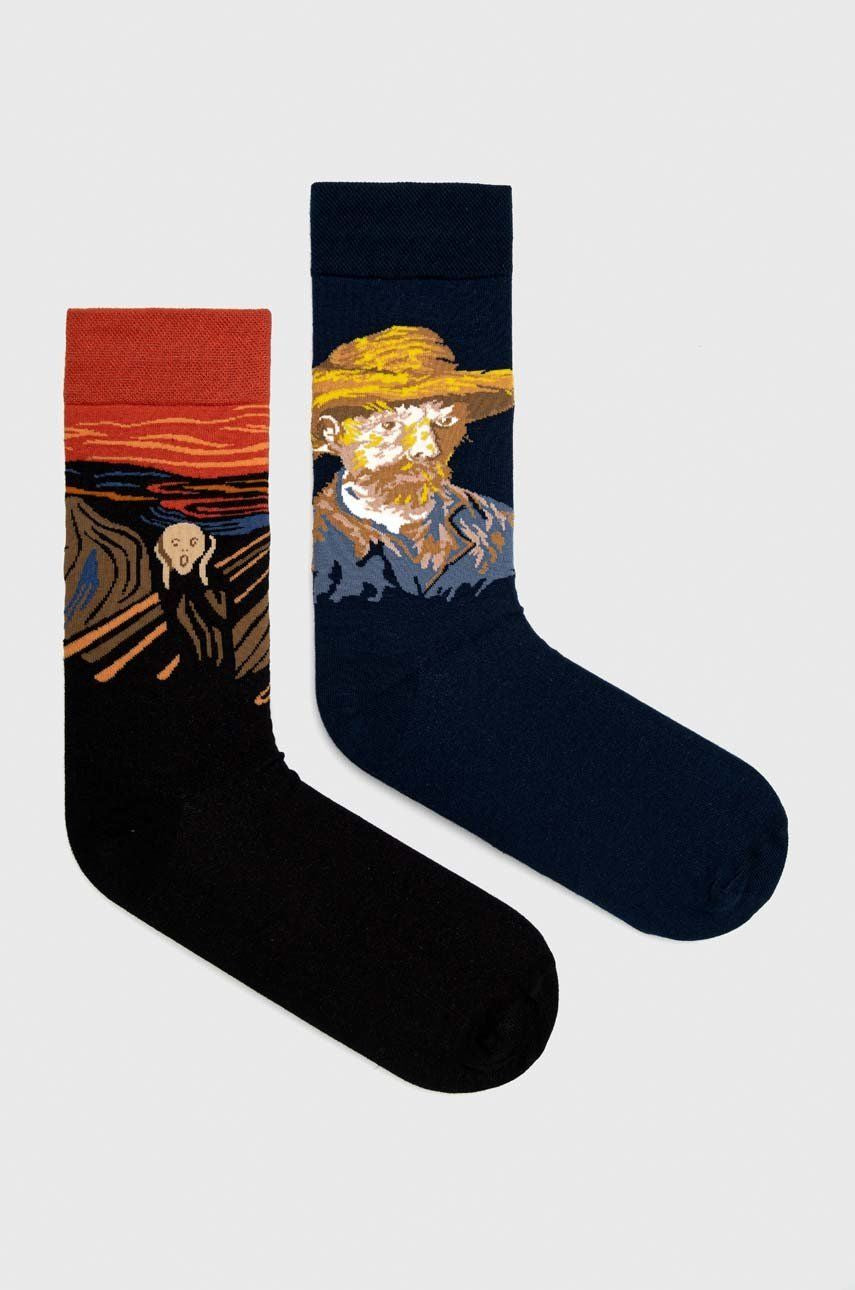 Men's socks Vincent Van Gogh & Edvard Munch (2-PACK)