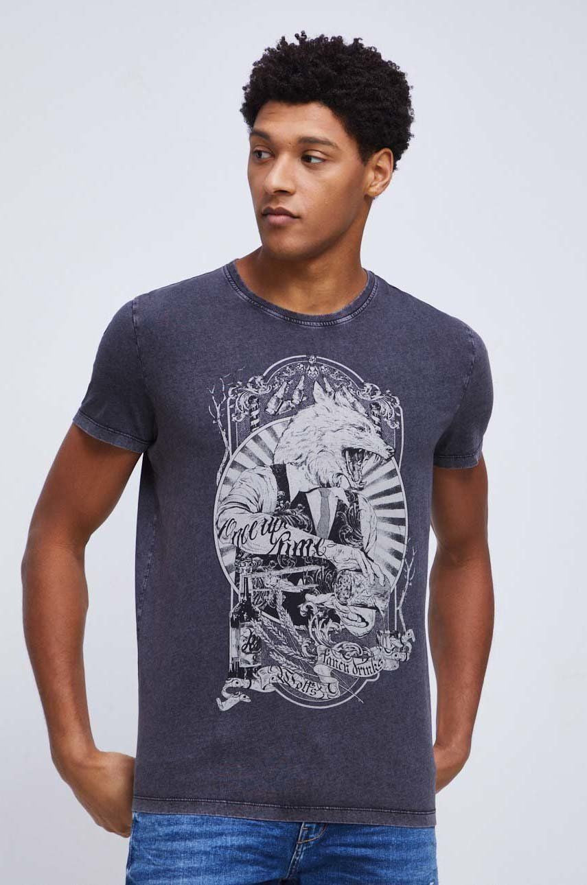 Men's cotton T-shirt: tattoo art