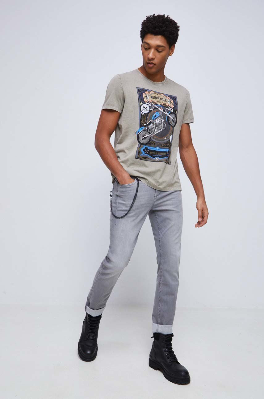 Men's cotton T-shirt: motorcycles