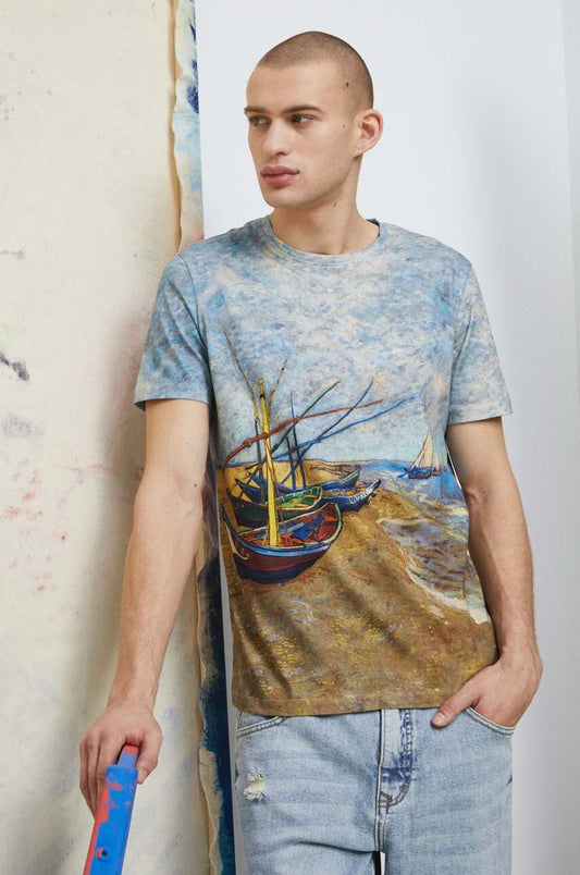 Men's cotton T-shirt: Van Gogh