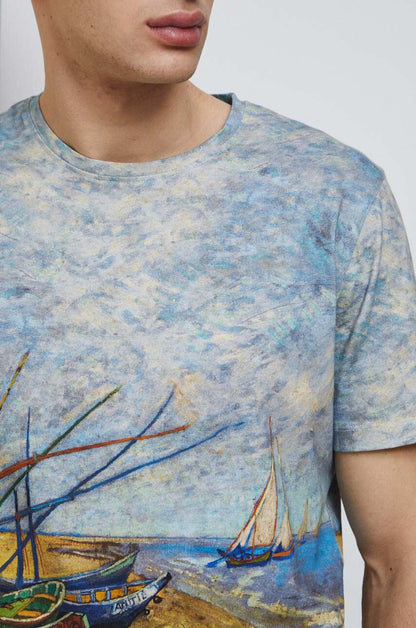 Men's cotton T-shirt: Van Gogh