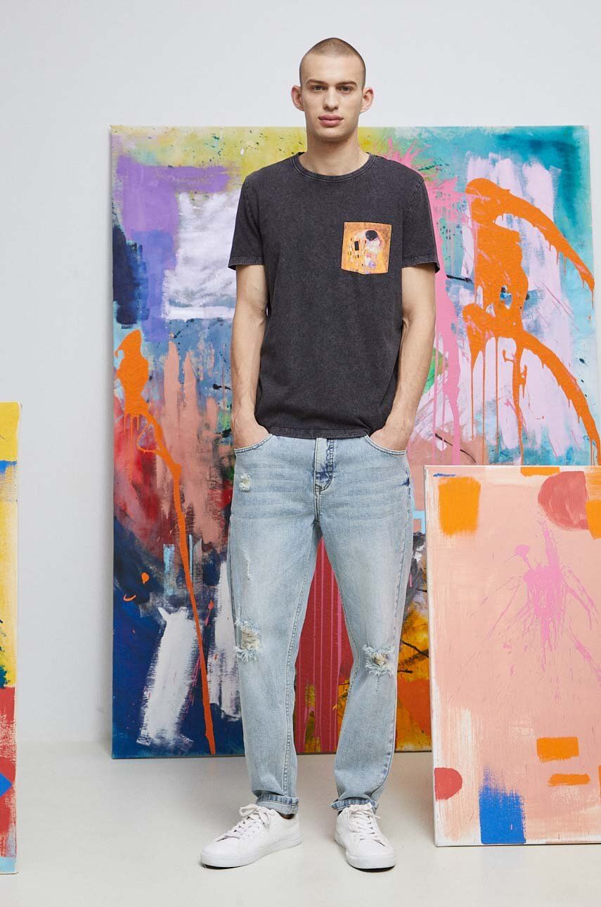 Men's cotton T-shirt: Gustav Klimt