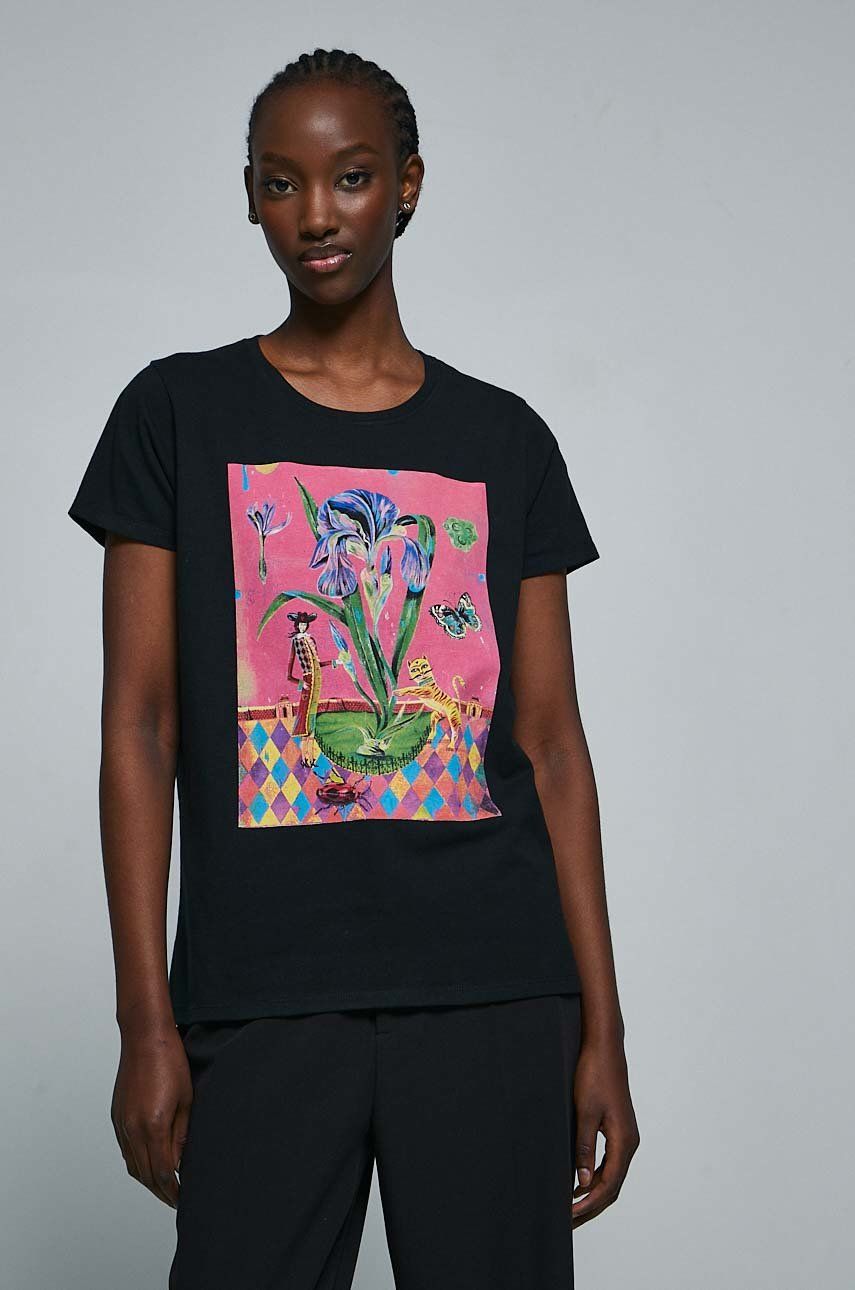 Women's cotton T-shirt designed by Olaf Hajek