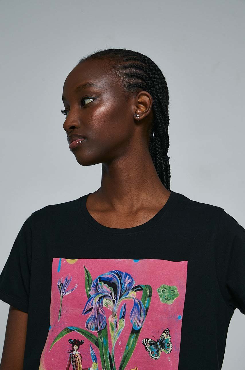 Women's cotton T-shirt designed by Olaf Hajek