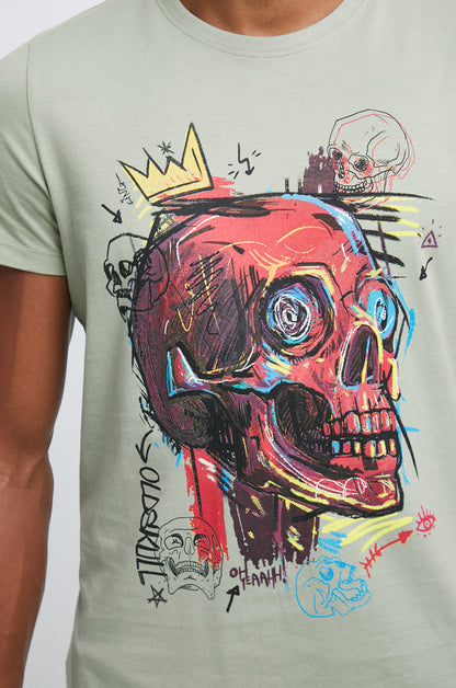 Men's shirt skull last size S (XS)