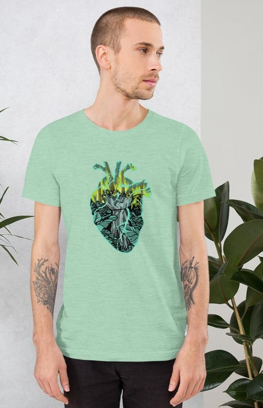 Guam in your heart Short-Sleeve Unisex T-Shirt designed by Ben Quinata